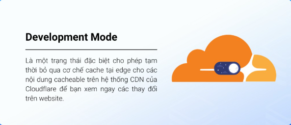 Development Mode, Cloudflare, CDN 